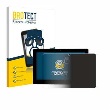 Parte frontal de un envase de producto con el logotipo de la marca BROTECT. Al lado se muestra el dispositivo Victron Energy G