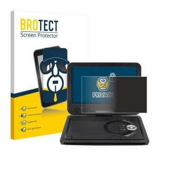 Parte frontal de un envase de producto con el logotipo de la marca BROTECT. Al lado se muestra el dispositivo Soundmaster PDB1