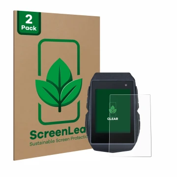 Parte frontal de un envase de producto con el logotipo de la marca ScreenLeaf. Al lado se muestra el dispositivo Sigma ROX 11.