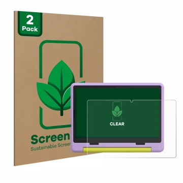 Parte frontal de un envase de producto con el logotipo de la marca ScreenLeaf. Al lado se muestra el dispositivo HotLight Hot1