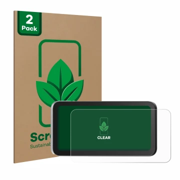 Parte frontal de un envase de producto con el logotipo de la marca ScreenLeaf. Al lado se muestra el dispositivo Einstar VEGA 