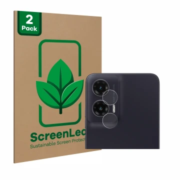 Parte frontal de un envase de producto con el logotipo de la marca ScreenLeaf. Al lado se muestra el dispositivo Motorola Moto