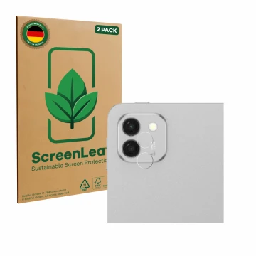 Parte frontal de un envase de producto con el logotipo de la marca ScreenLeaf. Al lado se muestra el dispositivo Honor Magicpa