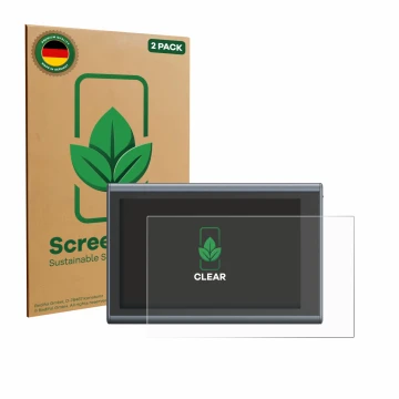 Parte frontal de un envase de producto con el logotipo de la marca ScreenLeaf. Al lado se muestra el dispositivo SmallRig Wire
