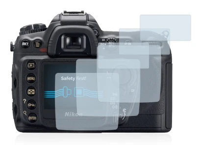 Imagen del dispositivo Nikon D200 con una amplia variedad de protectores de pantalla.