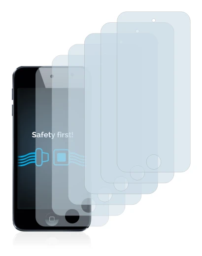Imagen del dispositivo Apple iPod Touch (5a. Gen.) con una amplia variedad de protectores de pantalla.
