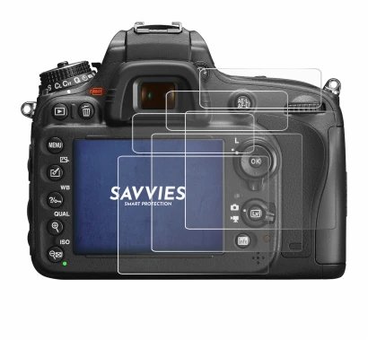 Imagen del dispositivo Nikon D600 con una amplia variedad de protectores de pantalla.
