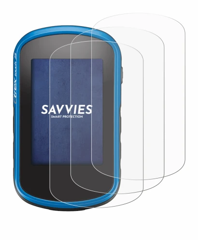 Imagen del dispositivo Garmin eTrex Touch 35 con una amplia variedad de protectores de pantalla.