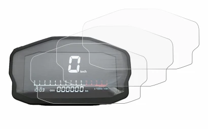 Imagen del dispositivo Ducati Panigale 1199 Pantalla del velocímetro con una amplia variedad de protectores de pantalla.