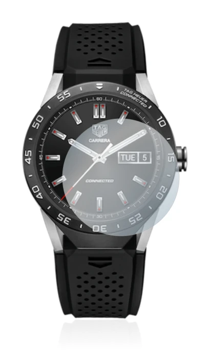 Imagen del dispositivo TAG Heuer Connected 46 con una amplia variedad de protectores de pantalla.
