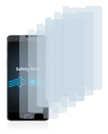 Imagen del dispositivo OnePlus 3 con una amplia variedad de protectores de pantalla.