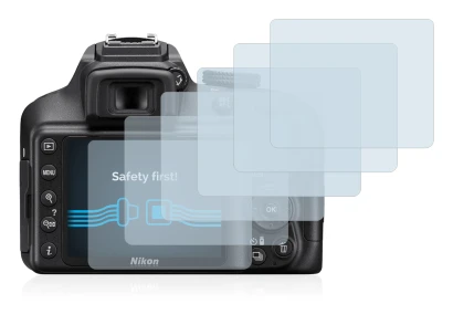 Imagen del dispositivo Nikon D3400 con una amplia variedad de protectores de pantalla.