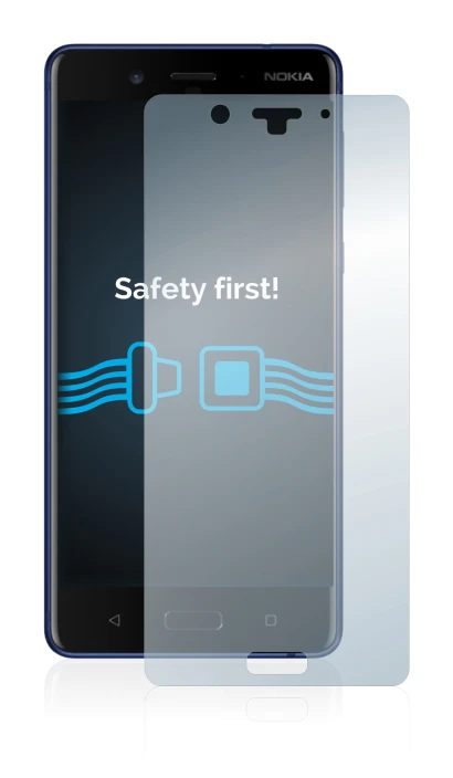 Imagen del dispositivo Nokia 8 con una amplia variedad de protectores de pantalla.