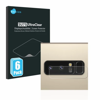 Parte frontal de un envase de producto con el logotipo de la marca Savvies. Al lado se muestra el dispositivo Samsung Galaxy N