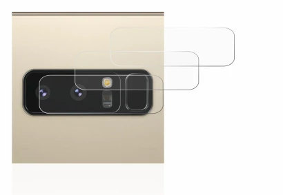 Imagen del dispositivo Samsung Galaxy Note 8 (SÓLO Cámara) con una amplia variedad de protectores de pantalla.