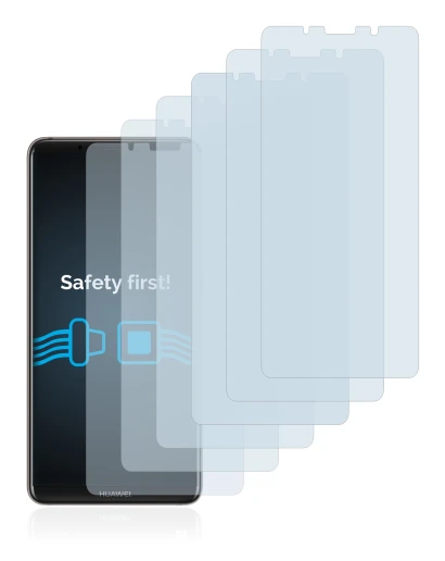 Imagen del dispositivo Huawei Mate 10 Pro con una amplia variedad de protectores de pantalla.