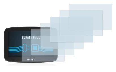 Imagen del dispositivo TomTom GO Basic (6") con una amplia variedad de protectores de pantalla.