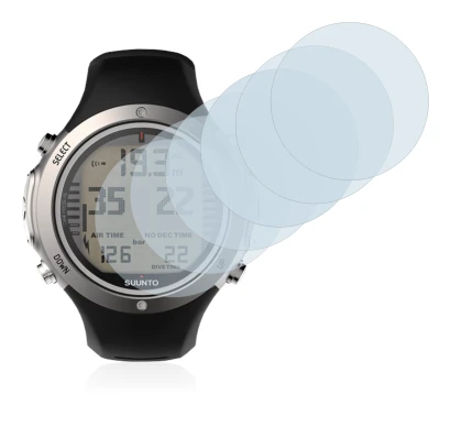 Imagen del dispositivo Suunto D6I Novo con una amplia variedad de protectores de pantalla.
