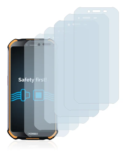 Imagen del dispositivo Doogee S40 con una amplia variedad de protectores de pantalla.