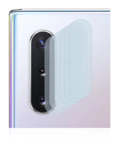 Imagen del dispositivo Samsung Galaxy Note 10 Plus (SÓLO Cámara) con una amplia variedad de protectores de pantalla.