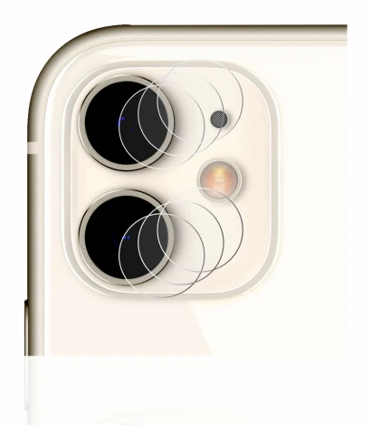 Imagen del dispositivo Apple iPhone 11 (SÓLO Cámara) con una amplia variedad de protectores de pantalla.