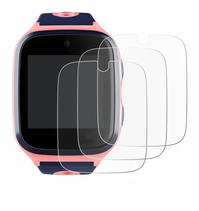 Imagen del dispositivo Xplora 4 con una amplia variedad de protectores de pantalla.