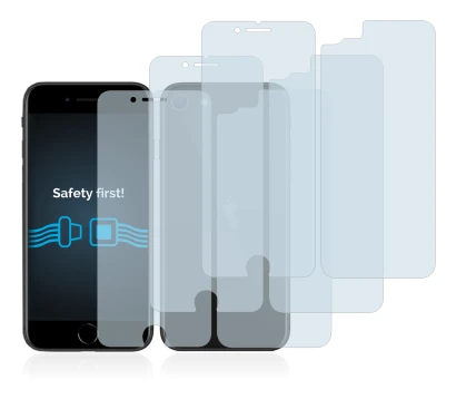 Imagen del dispositivo Apple iPhone SE 2 2020 (Frontal+Trasero) con una amplia variedad de protectores de pantalla.