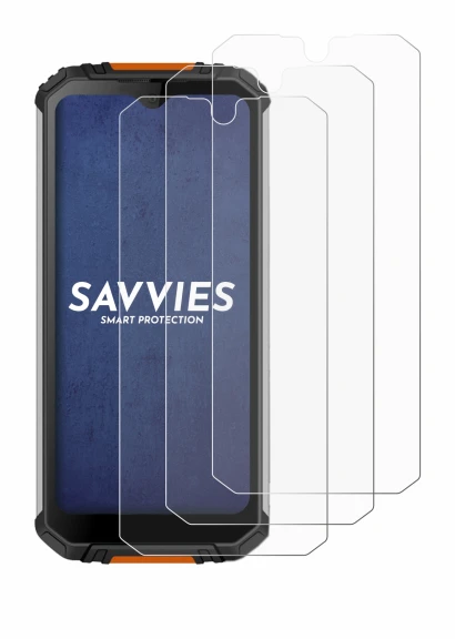 Imagen del dispositivo Oukitel WP6 con una amplia variedad de protectores de pantalla.