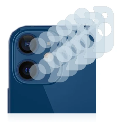 Imagen del dispositivo Apple iPhone 12 (SÓLO Cámara) con una amplia variedad de protectores de pantalla.