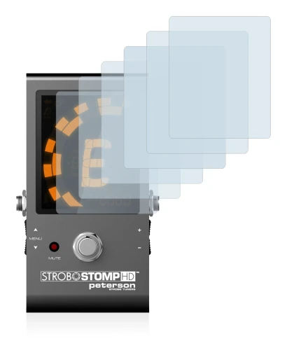 Imagen del dispositivo Peterson Strobostomp HD con una amplia variedad de protectores de pantalla.