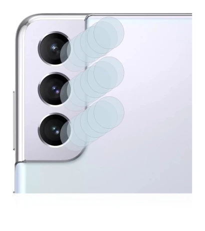 Imagen del dispositivo Samsung Galaxy S21 (SÓLO Cámara) con una amplia variedad de protectores de pantalla.