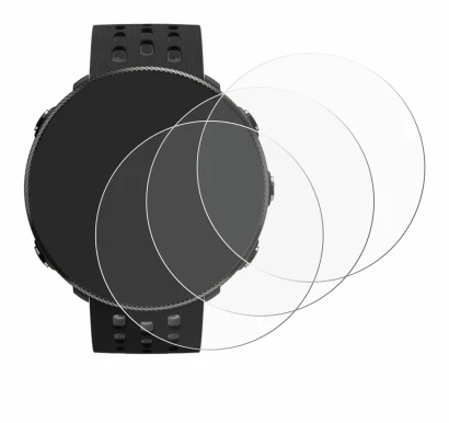 Imagen del dispositivo Polar Vantage M2 con una amplia variedad de protectores de pantalla.