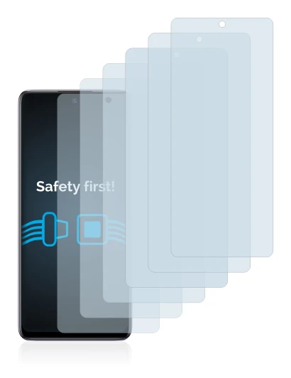 Imagen del dispositivo Infinix Note 10 Pro con una amplia variedad de protectores de pantalla.