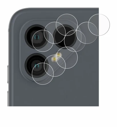 Imagen del dispositivo Fairphone 4 (SÓLO Cámara) con una amplia variedad de protectores de pantalla.