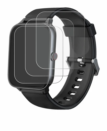 Imagen del dispositivo Iowodo R3 Pro con una amplia variedad de protectores de pantalla.