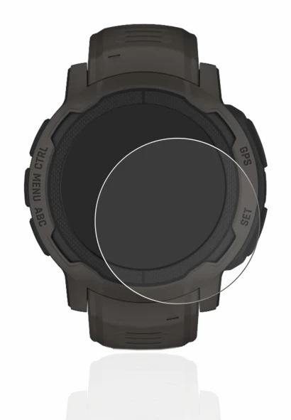 Imagen del dispositivo Garmin Instinct 2 con una amplia variedad de protectores de pantalla.
