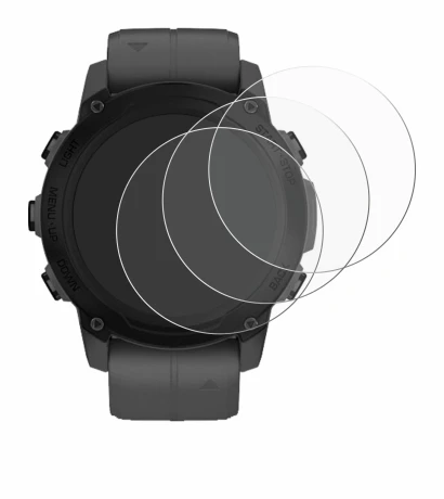 Imagen del dispositivo Garmin Descent G1 con una amplia variedad de protectores de pantalla.