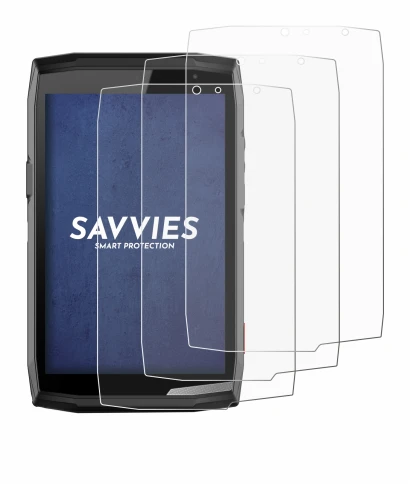 Imagen del dispositivo Crosscall Core T5 con una amplia variedad de protectores de pantalla.