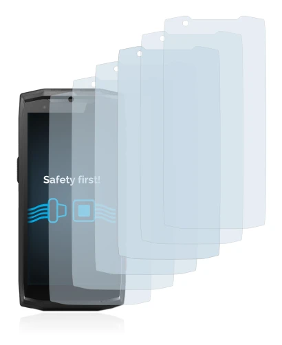 Imagen del dispositivo Crosscall Core-M5 con una amplia variedad de protectores de pantalla.