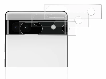 Imagen del dispositivo Google Pixel 6a (SÓLO Cámara) con una amplia variedad de protectores de pantalla.