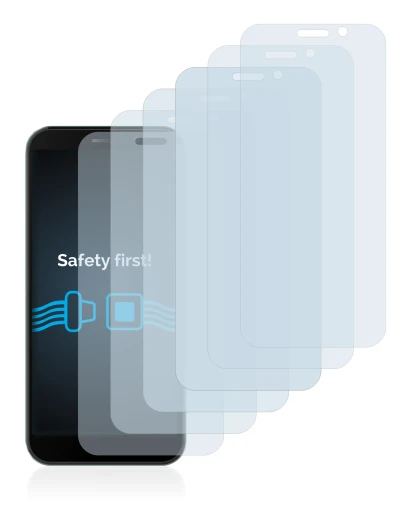 Imagen del dispositivo Doogee X97 Pro con una amplia variedad de protectores de pantalla.