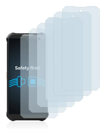 Imagen del dispositivo Oukitel WP19 con una amplia variedad de protectores de pantalla.
