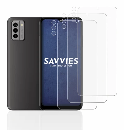 Imagen del dispositivo Nokia G22 (Frontal+Cámara) con una amplia variedad de protectores de pantalla.
