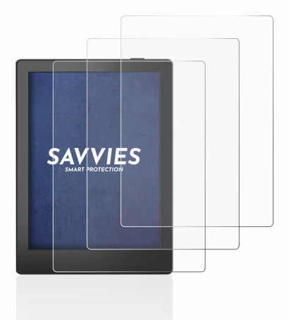 Imagen del dispositivo Boox Poke 5 con una amplia variedad de protectores de pantalla.