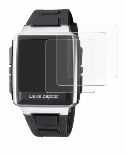 Imagen del dispositivo Casio WV-59 con una amplia variedad de protectores de pantalla.