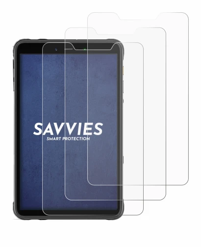 Imagen del dispositivo Ulefone Armor Pad 8 con una amplia variedad de protectores de pantalla.