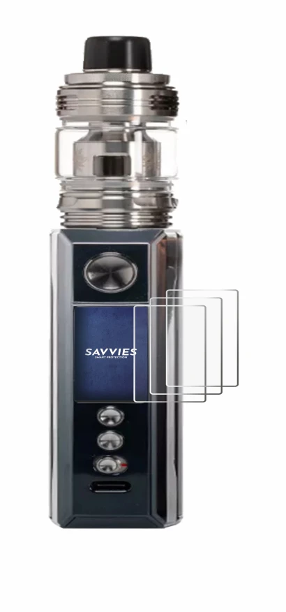 Imagen del dispositivo Voopoo Drag M100S con una amplia variedad de protectores de pantalla.