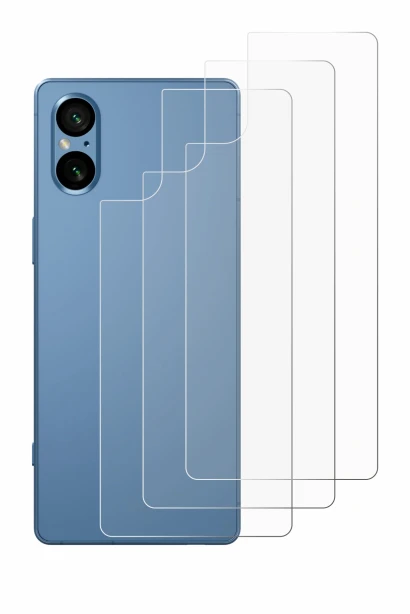 Imagen del dispositivo Sony Xperia 5 V (Trasero) con una amplia variedad de protectores de pantalla.