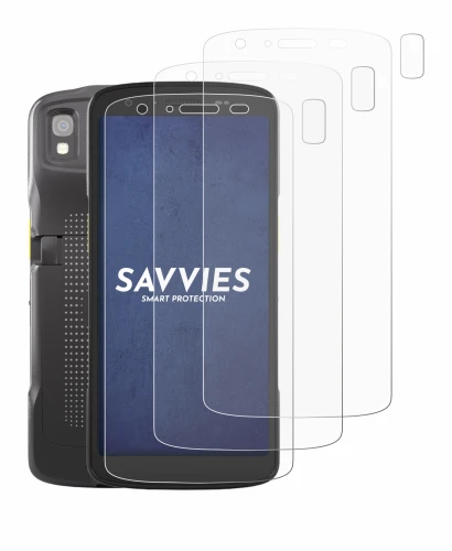 Imagen del dispositivo Zebra TC27 (Frontal+Cámara) con una amplia variedad de protectores de pantalla.