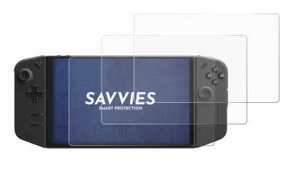 Imagen del dispositivo Lenovo Legion Go con una amplia variedad de protectores de pantalla.